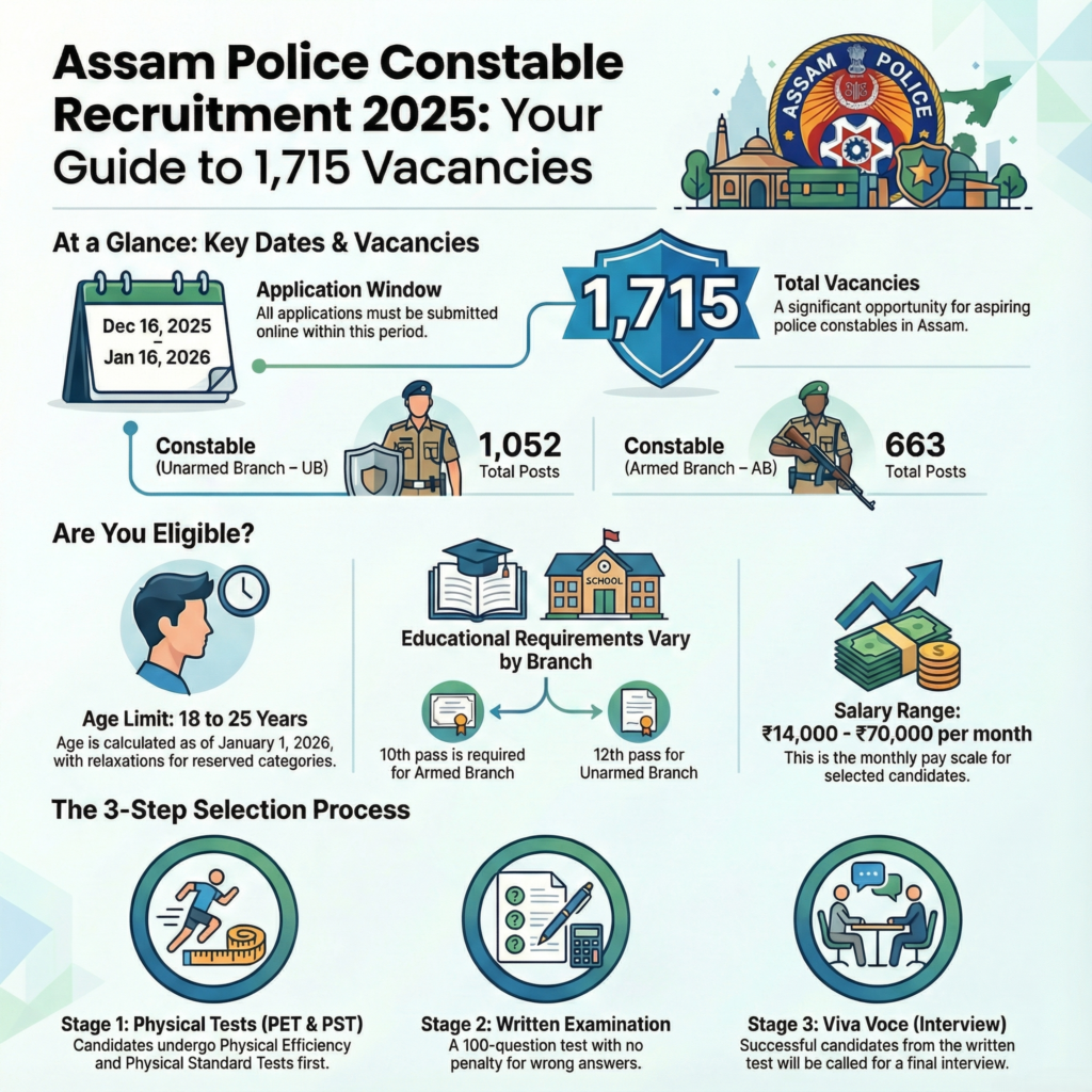 Assam Police Constable Recruitment 2025
