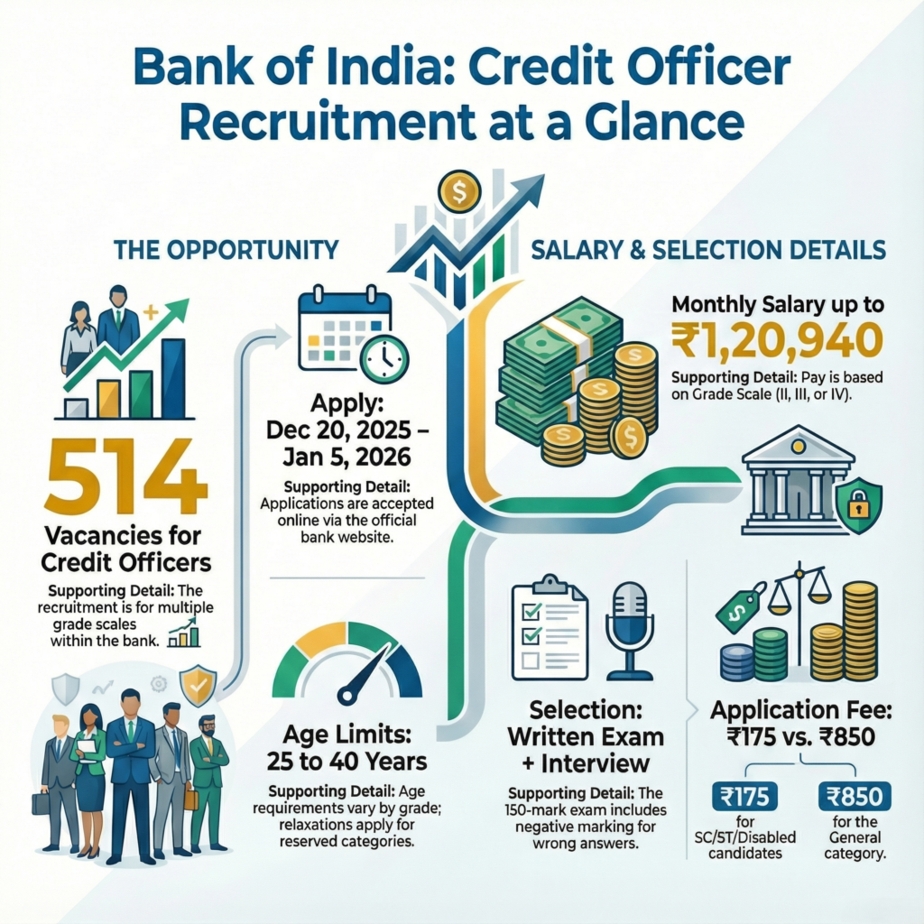 BOI Credit Officer Recruitment 2025