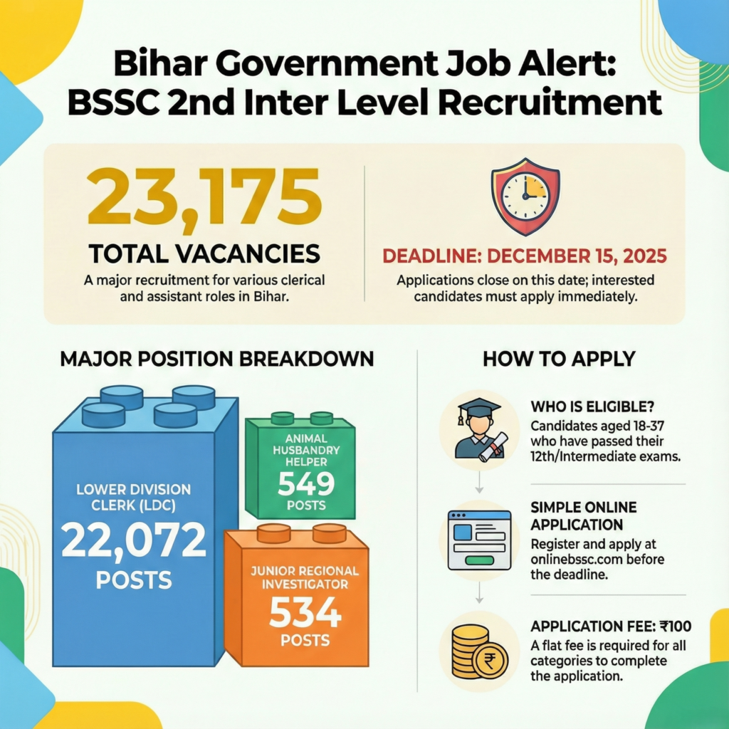 BSSC Inter Level Recruitment 2025