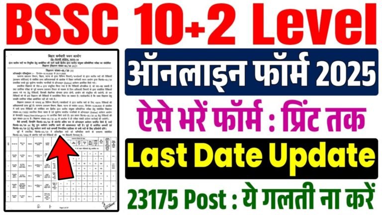 BSSC Inter Level Recruitment 2025