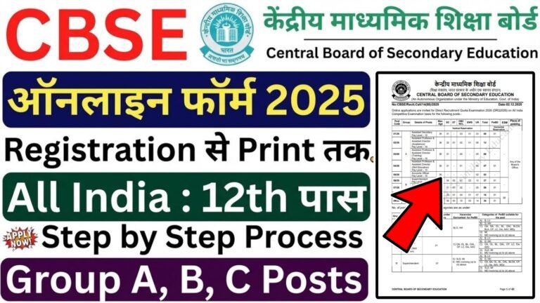 CBSE Recruitment 2025