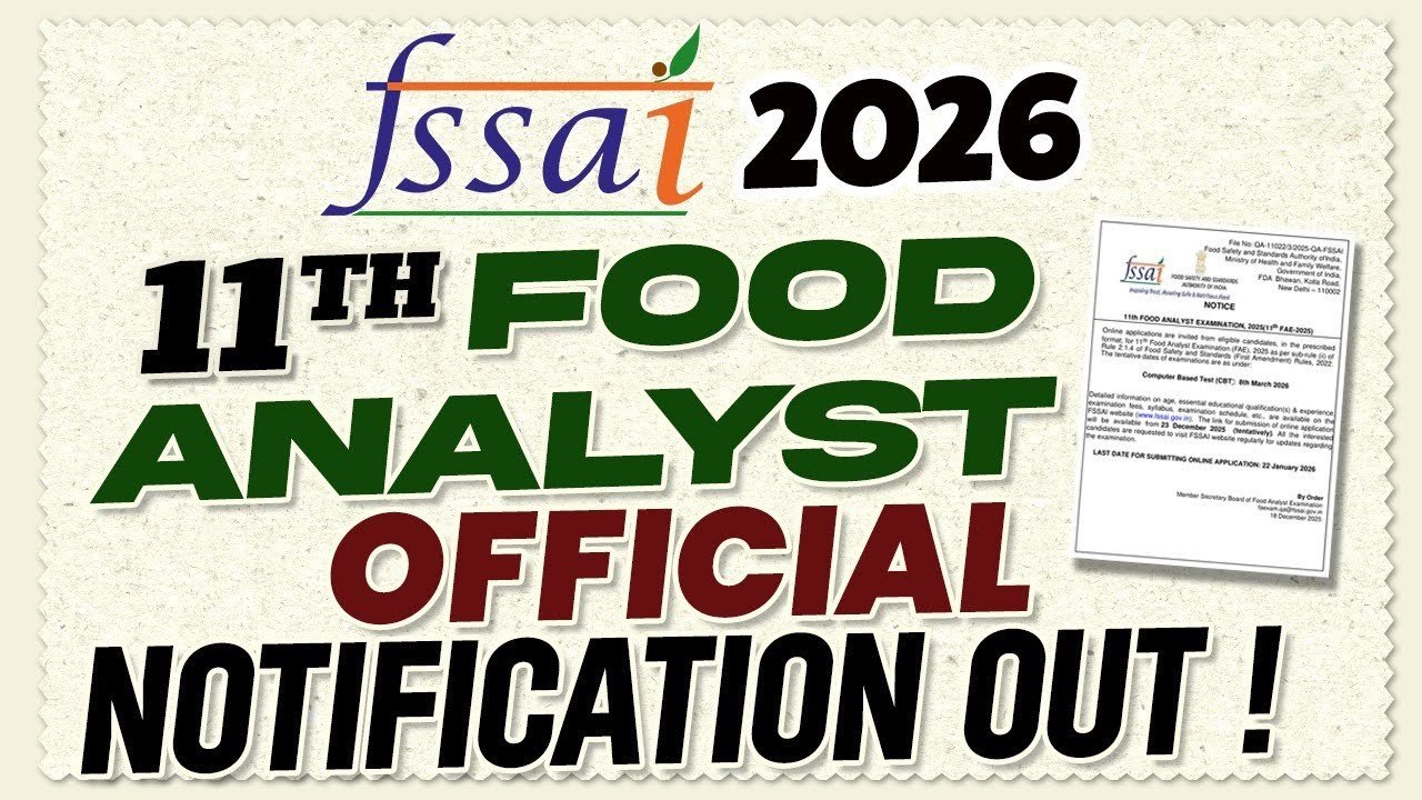 FSSAI Recruitment 2026