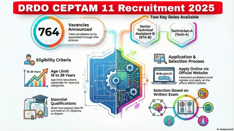 DRDO CEPTAM 11 Recruitment 2025