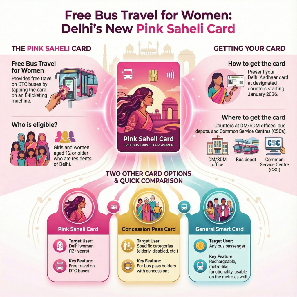 Pink Saheli Smart Card 2026