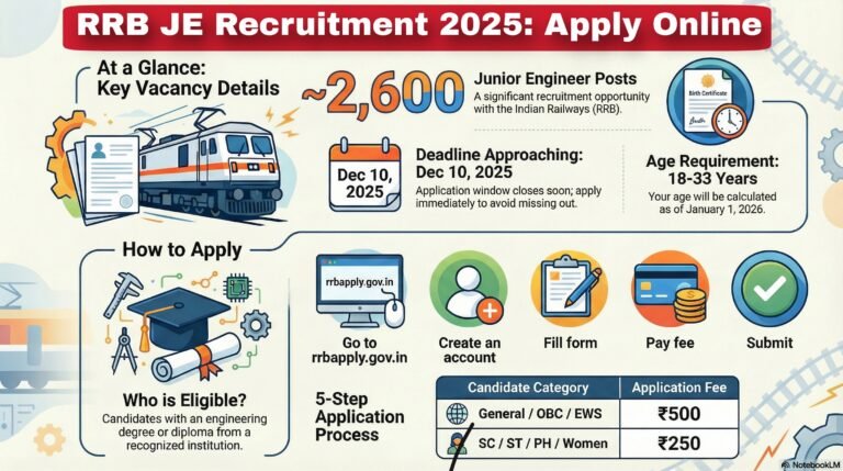 RRB JE Recruitment 2025