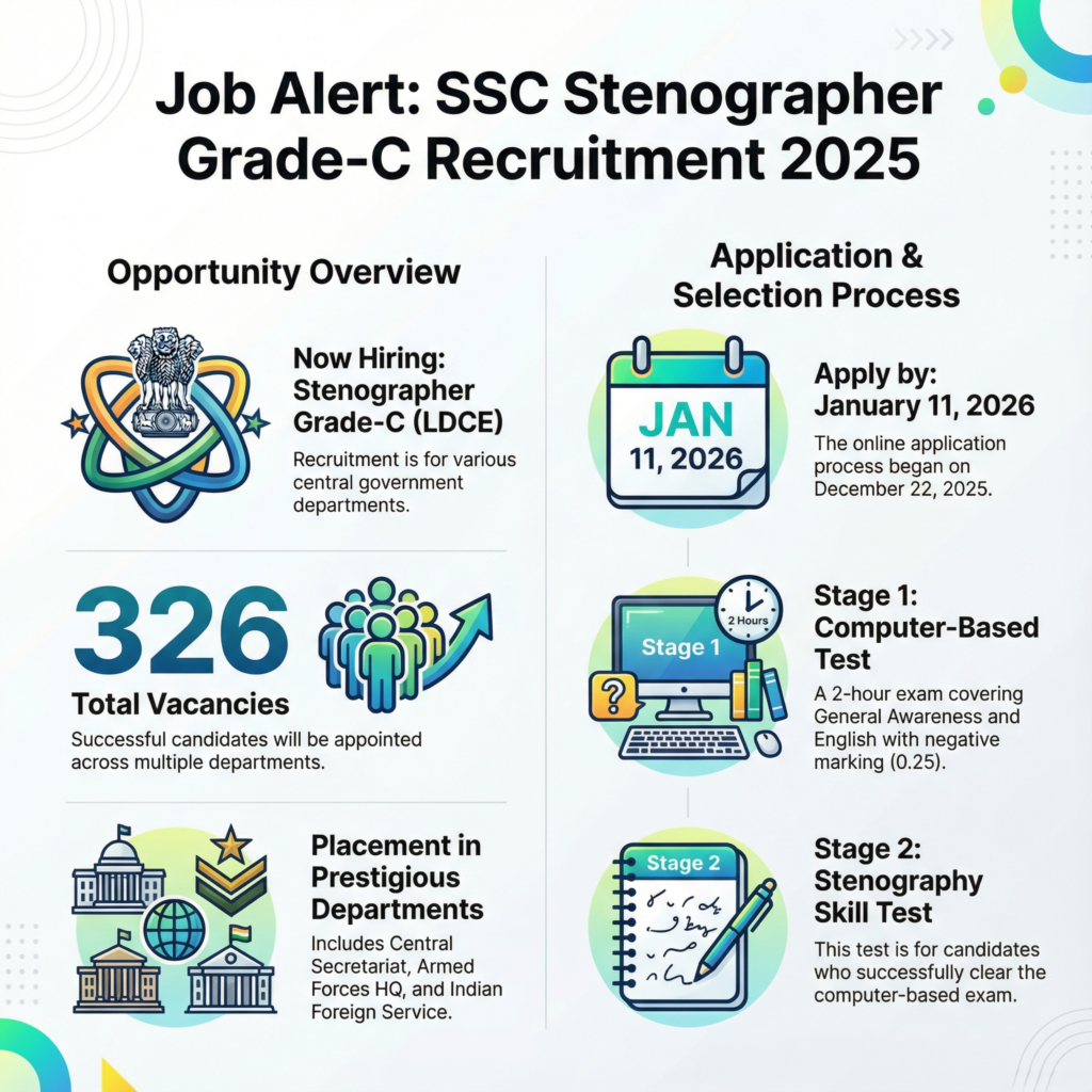 SSC LDCE Recruitment 2025