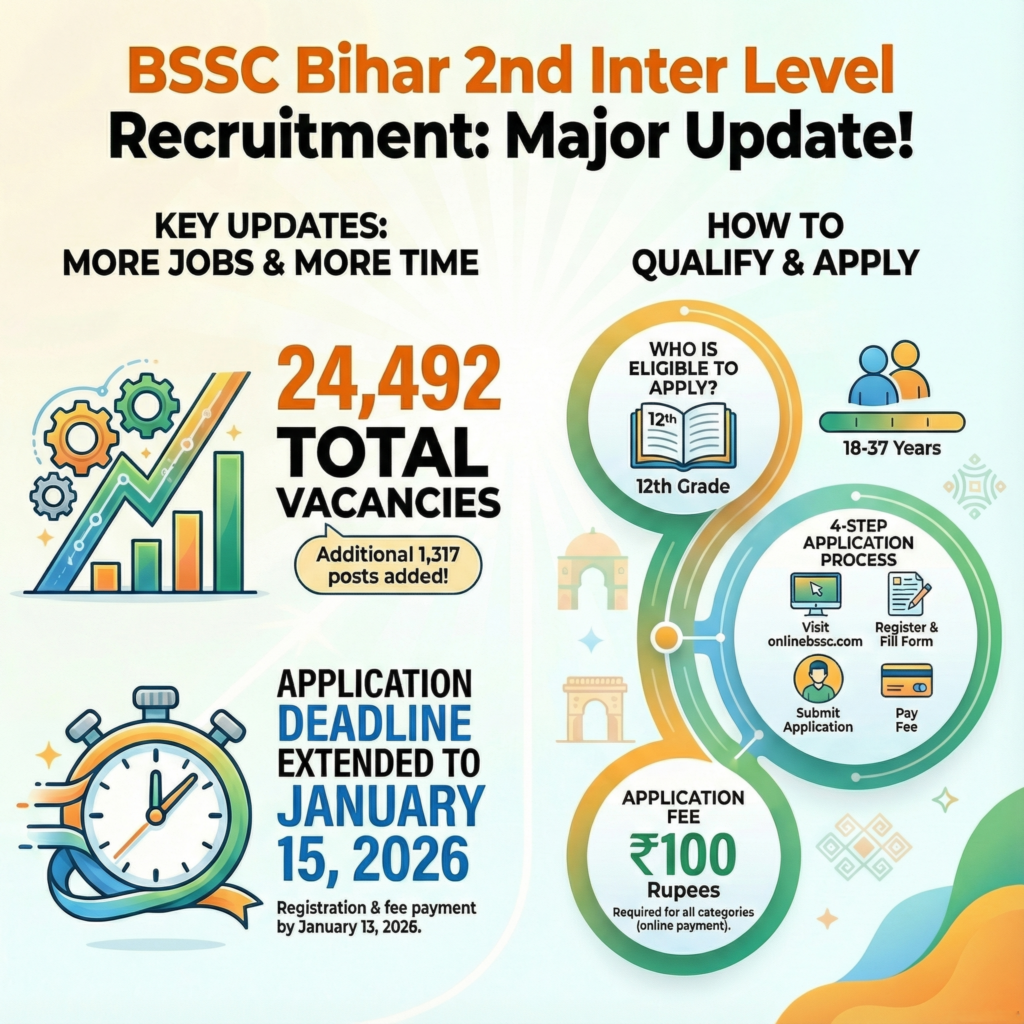 BSSC 2nd Inter Level recruitment 2025