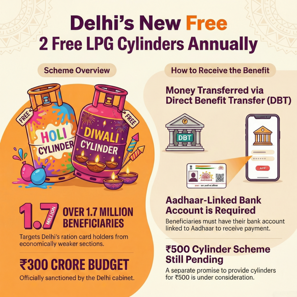 Free LPG Cylinder Scheme 2026