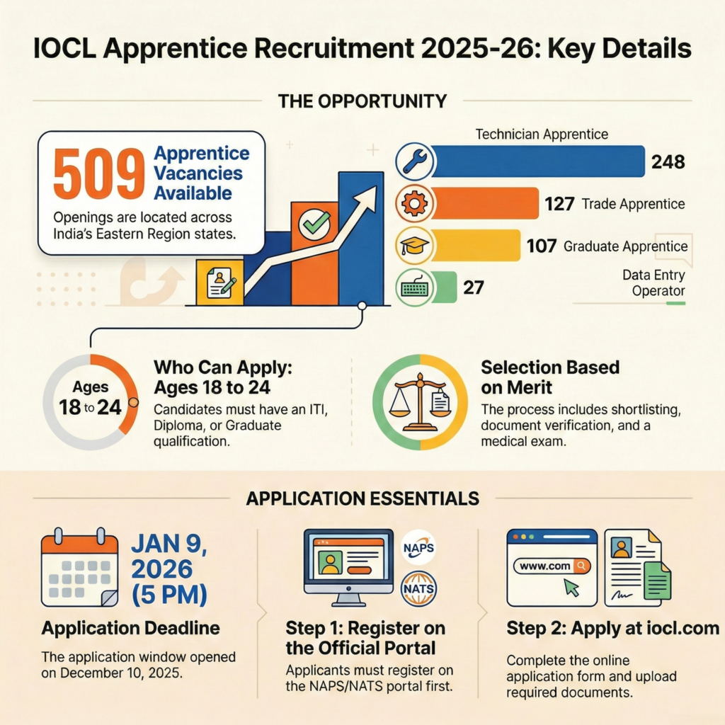 IOCL Apprentice Recruitment 2026
