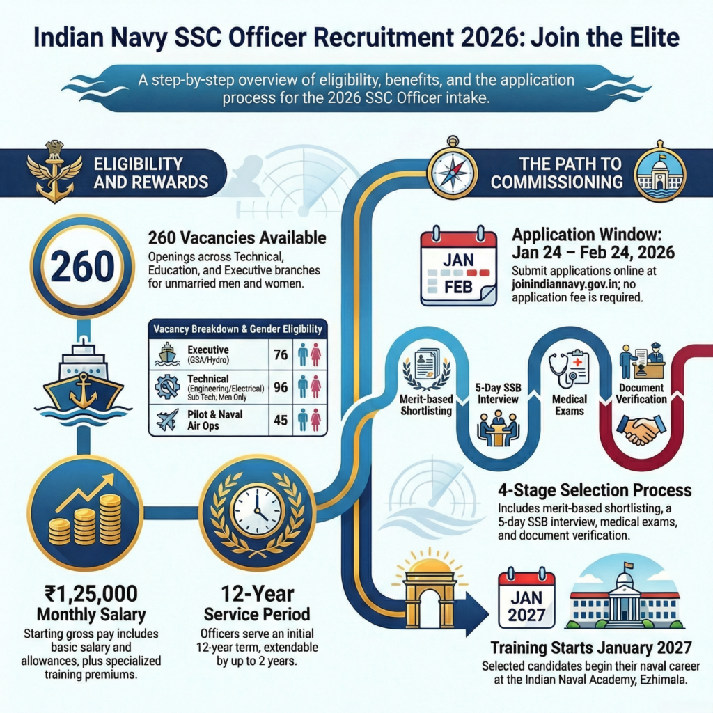 Indian Navy SSC Officer Vacancy 2026