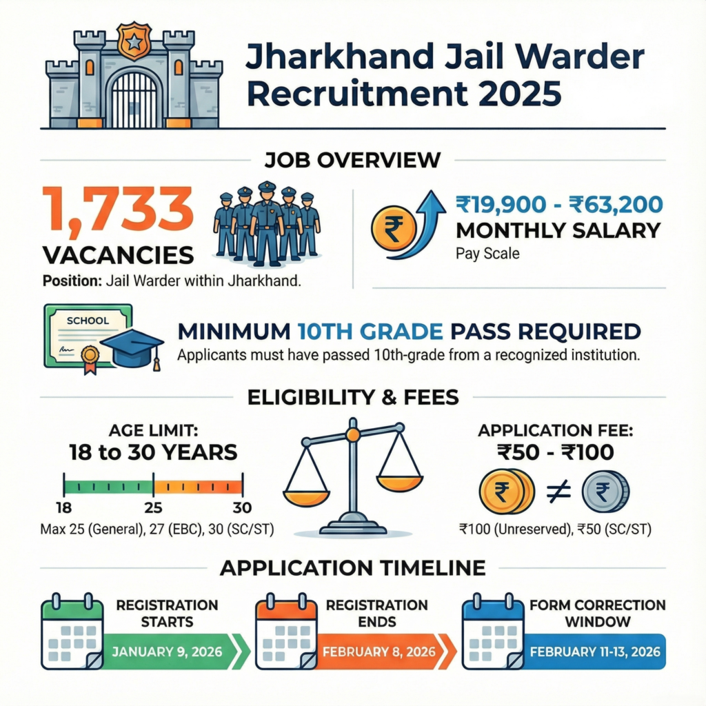 JSSC Jail Warder Bharti 2026