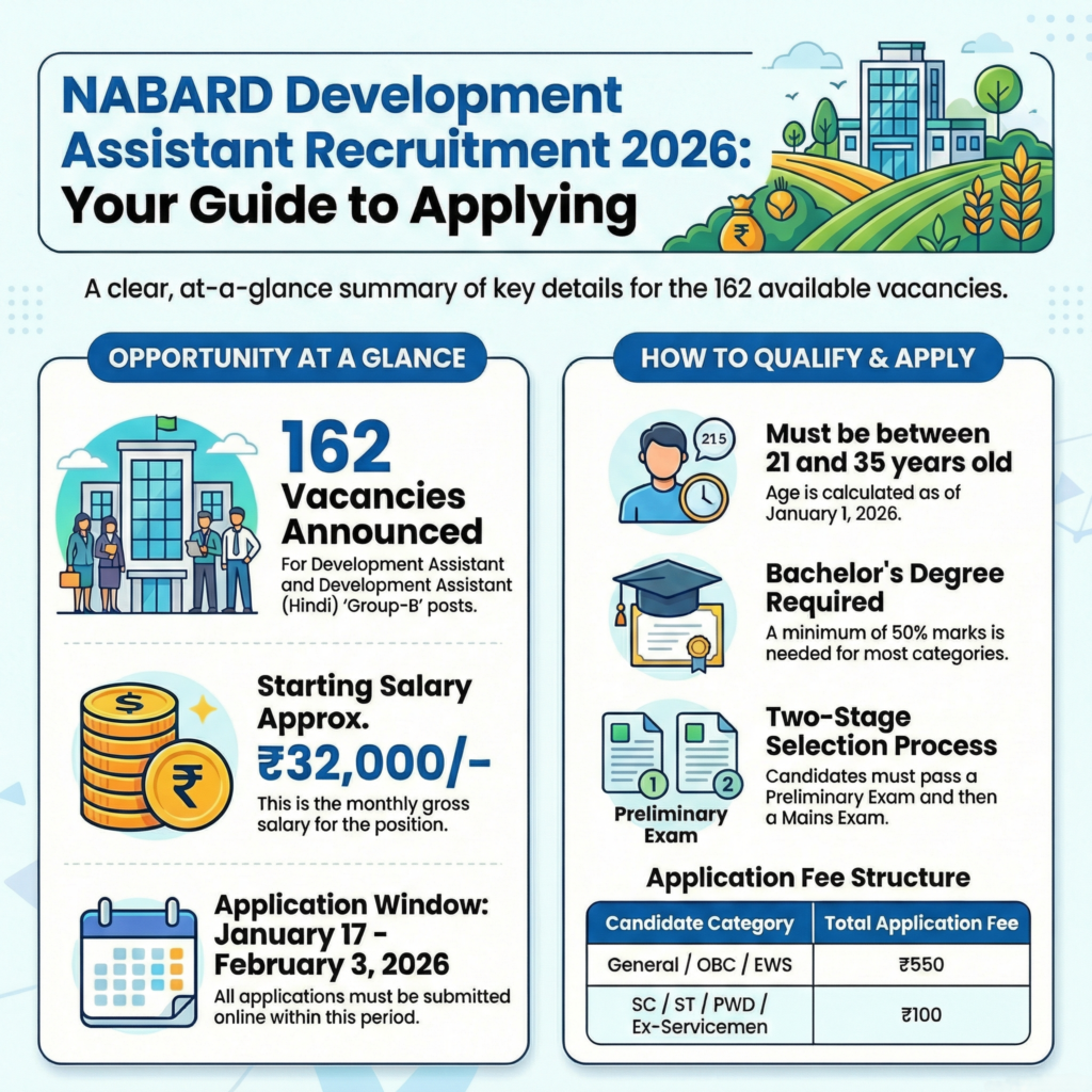 NABARD Development Assistant Vacancy 2026