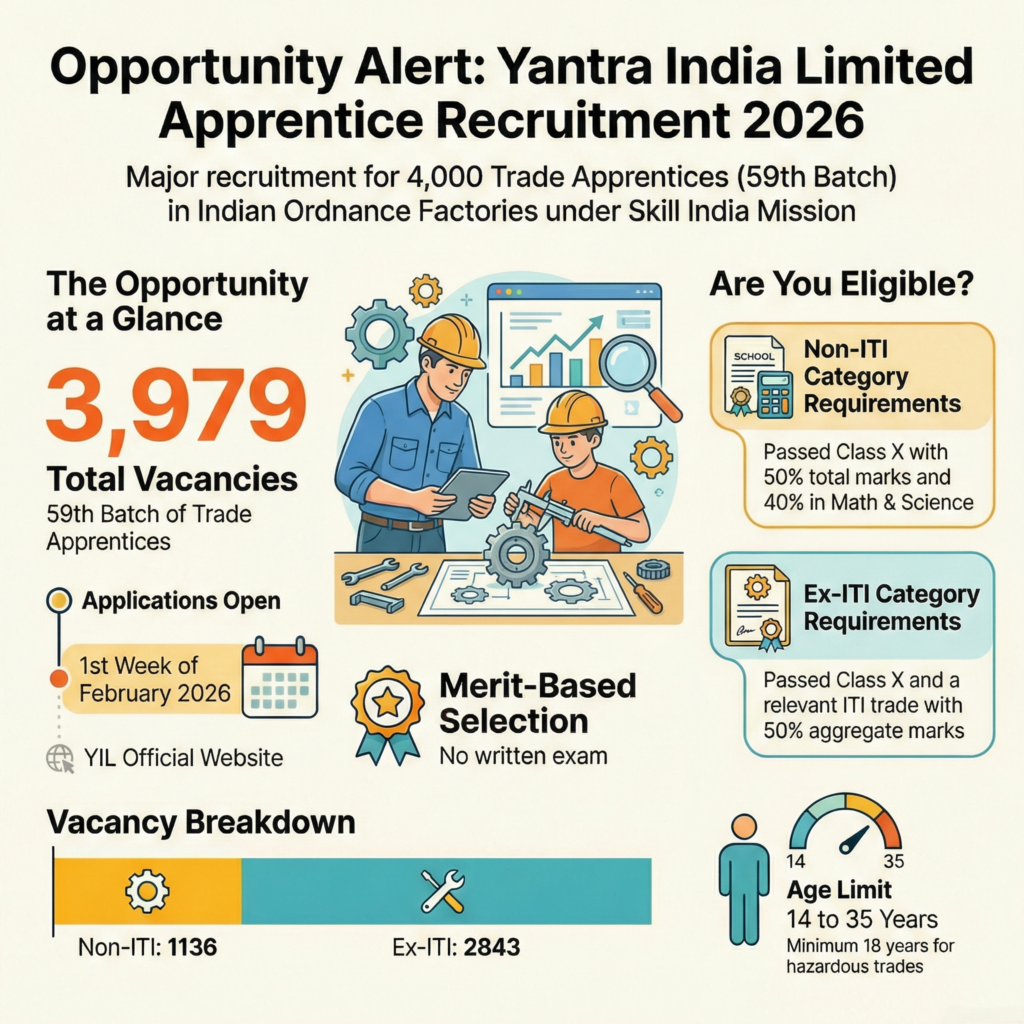 Yantra India Limited Recruitment 2026
