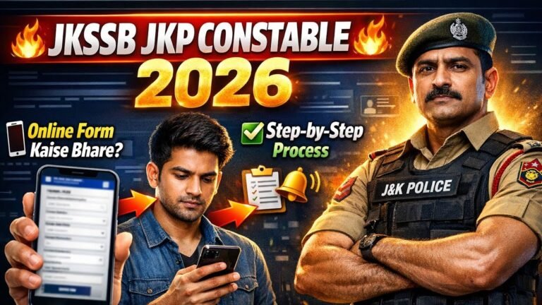 JKSSB Constable Recruitment 2026