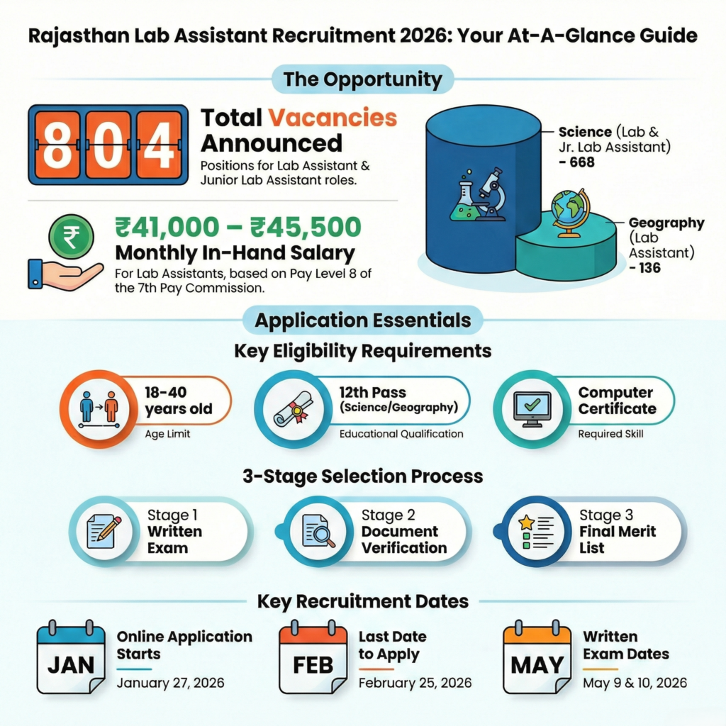 RSSB Lab Assistant Notification 2026