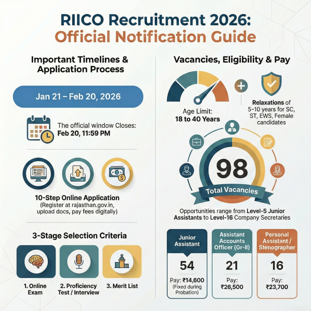 RIICO Recruitment 2026