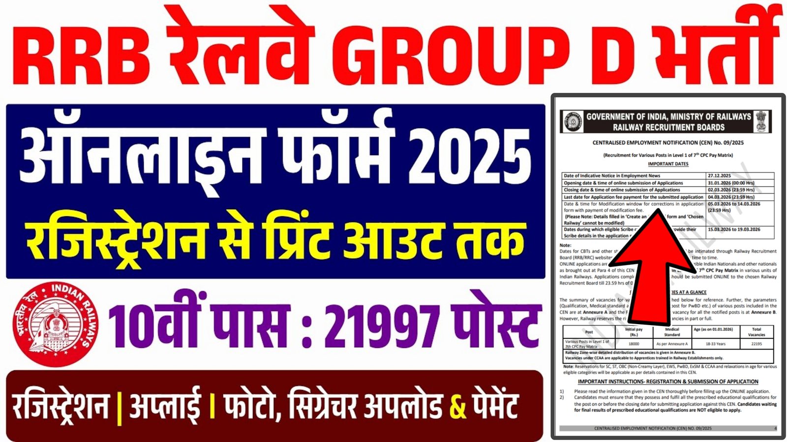 RRB Group D Recruitment 2026