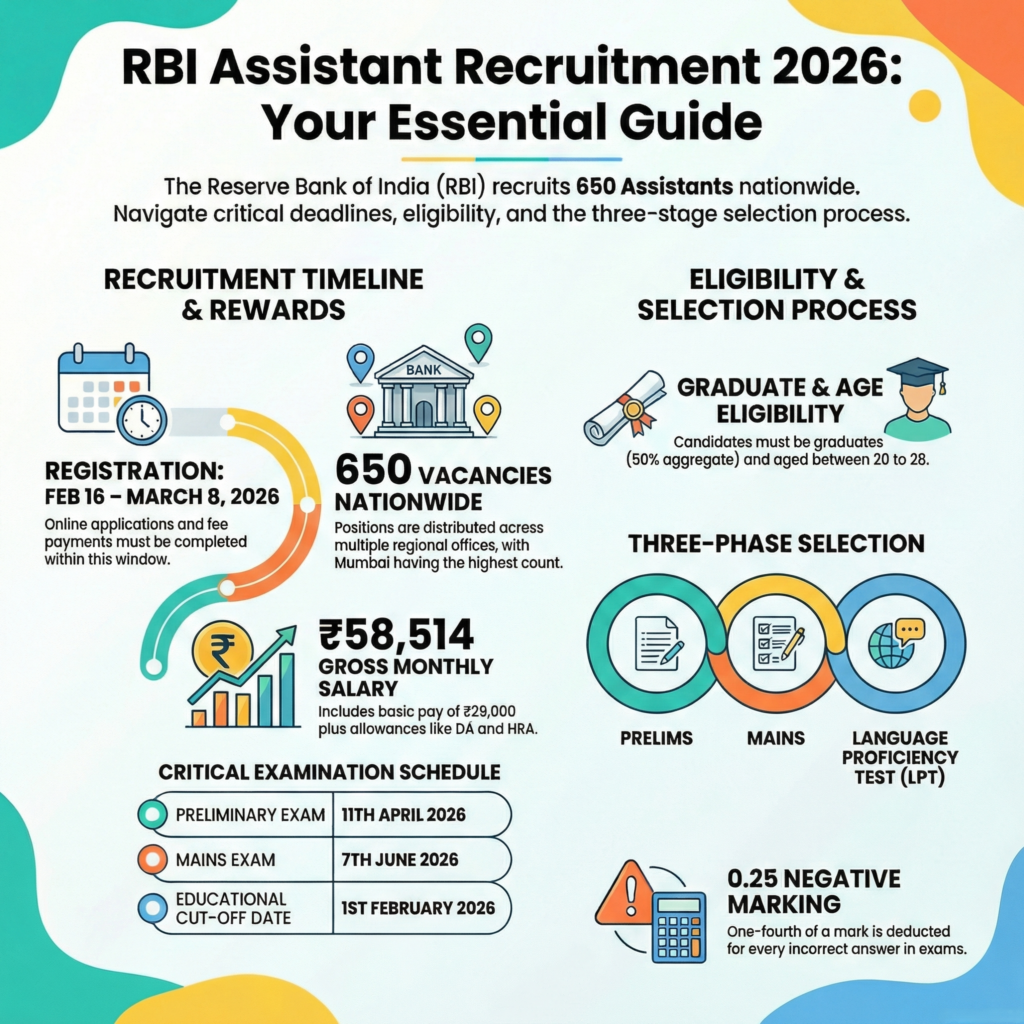 RBI Assistant Recruitment 2026