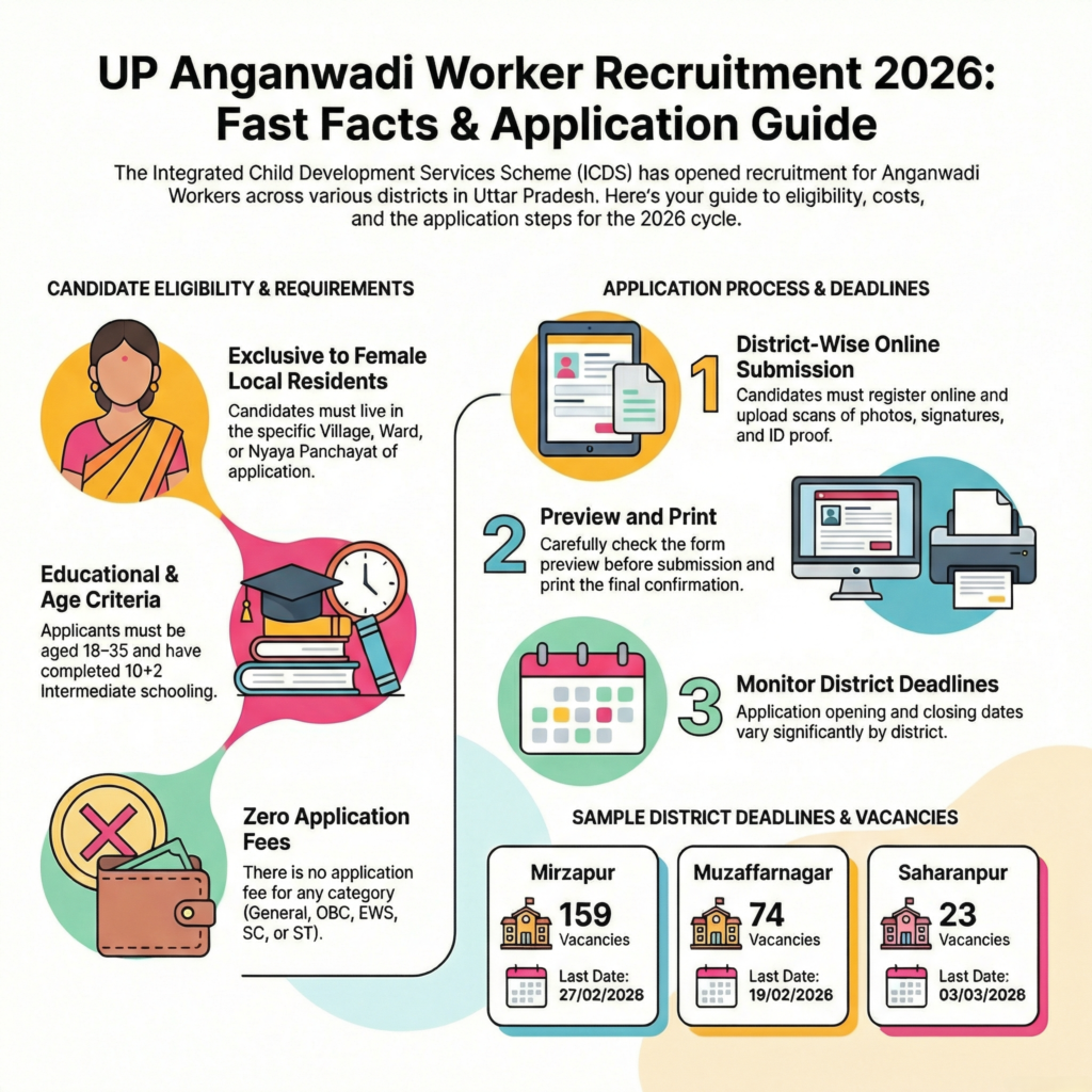 UP Anganwadi Worker Recruitment 2026