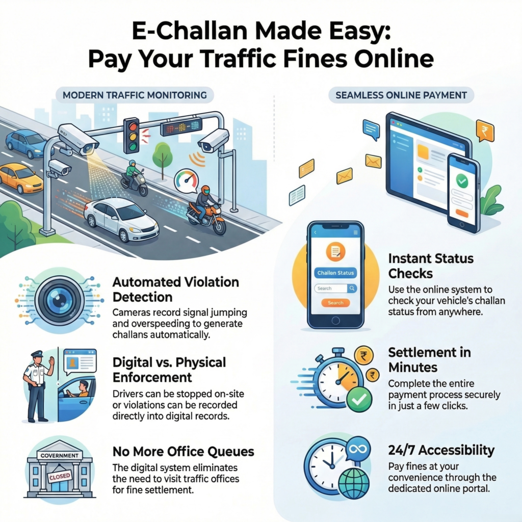 E challan check by vehicle number